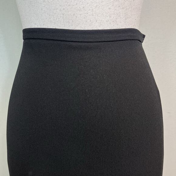 JS Collections Skirt size 10 Long Black Crepe Straight Formal Evening Wedding - Picture 5 of 11